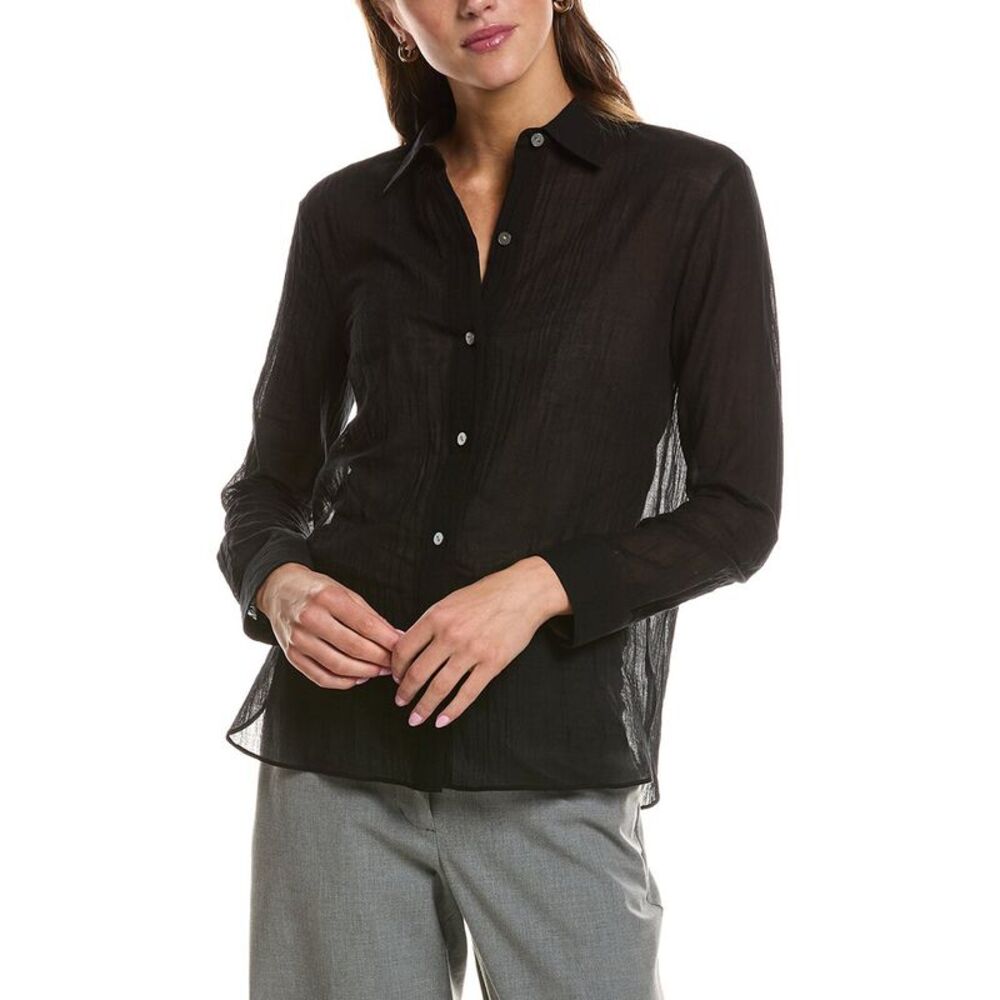 Theory Womens New Straight Top, Black